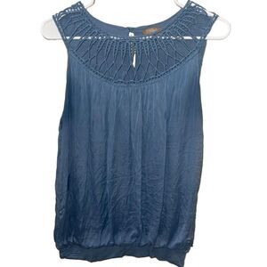 Carla Conti Bluish-Grey Tank Top - Size M
